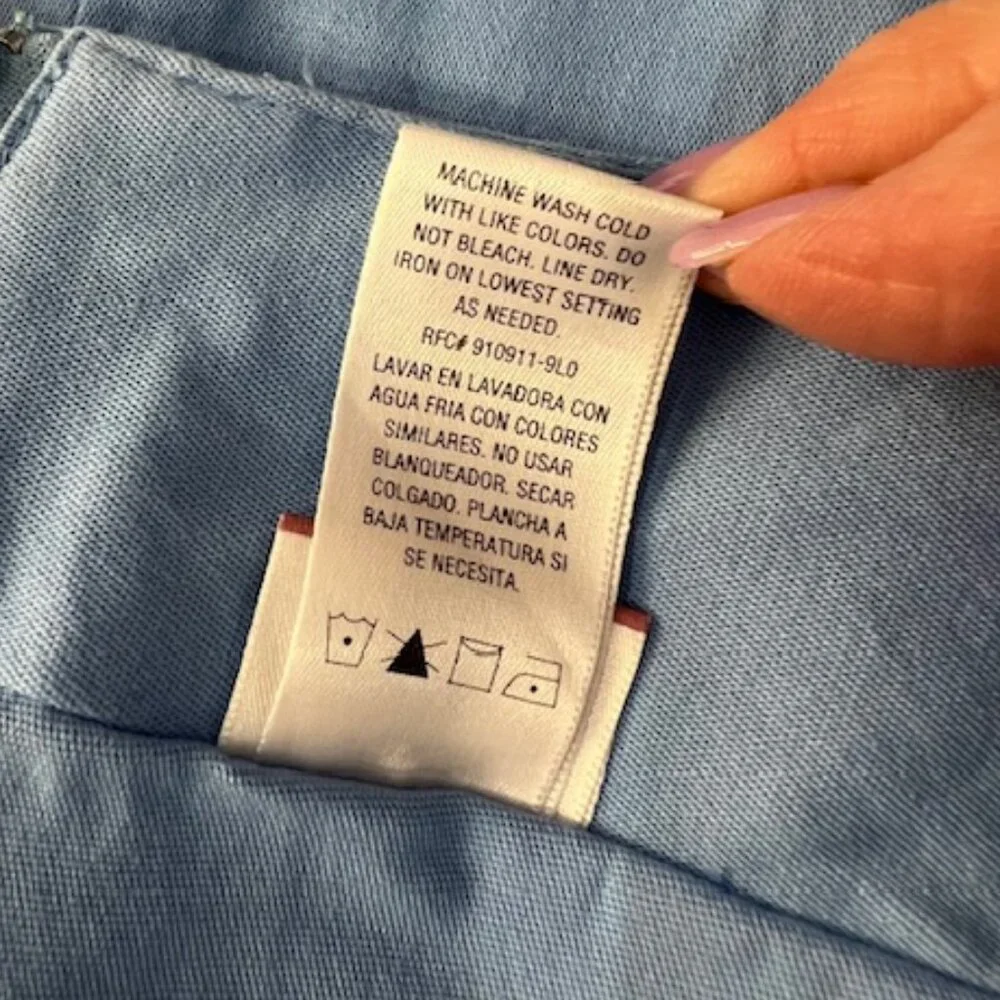 No Boundaries Women's Skort, Light Blue, Junior Size 19